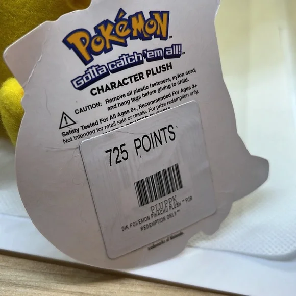 NWT Pokémon 9” Pikachu Plush - Picture 5 of 14